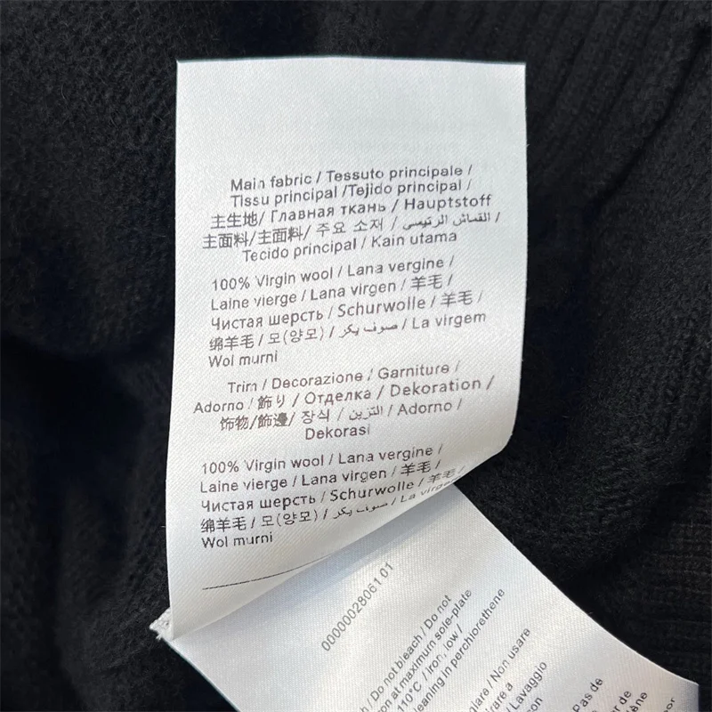 Women's sweater New wool blend round neck pullover for winter 2025 knit slim fit long sleeved top 3D flower decoration Knitwear