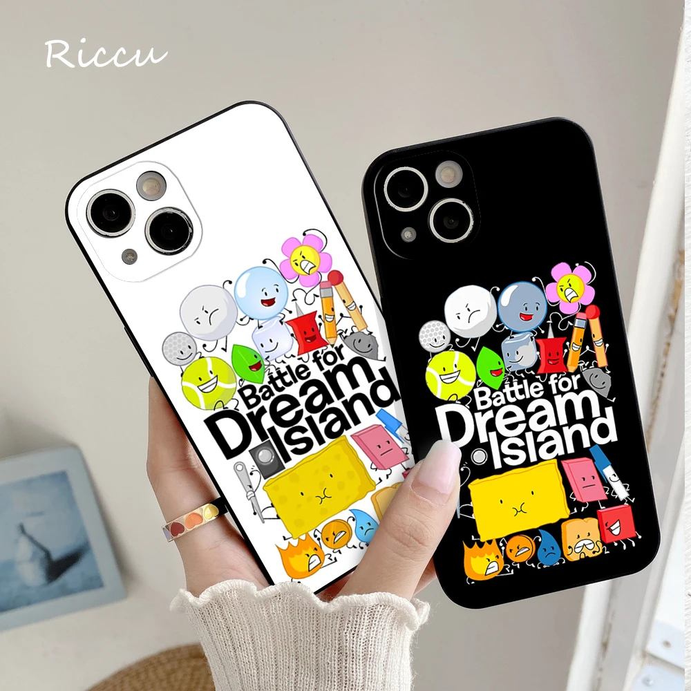 Bfdi Poster Battle For Dream Island Phone Case 14 15 11 12 Pro 8 7 Plus SE Pro 14 MAX 13 MINI XR XS iphone 14 Soft Phone Covers