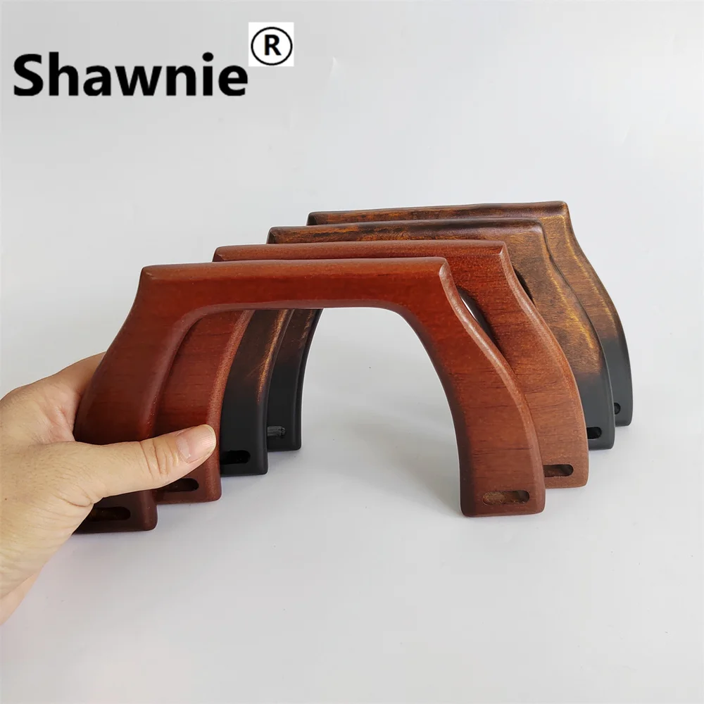 

1 Pair Wooden U Shaped Handles Replacement For Handmade Bag Handbag Wood Purse Handle Light Brown Special Obag Parts Accessories