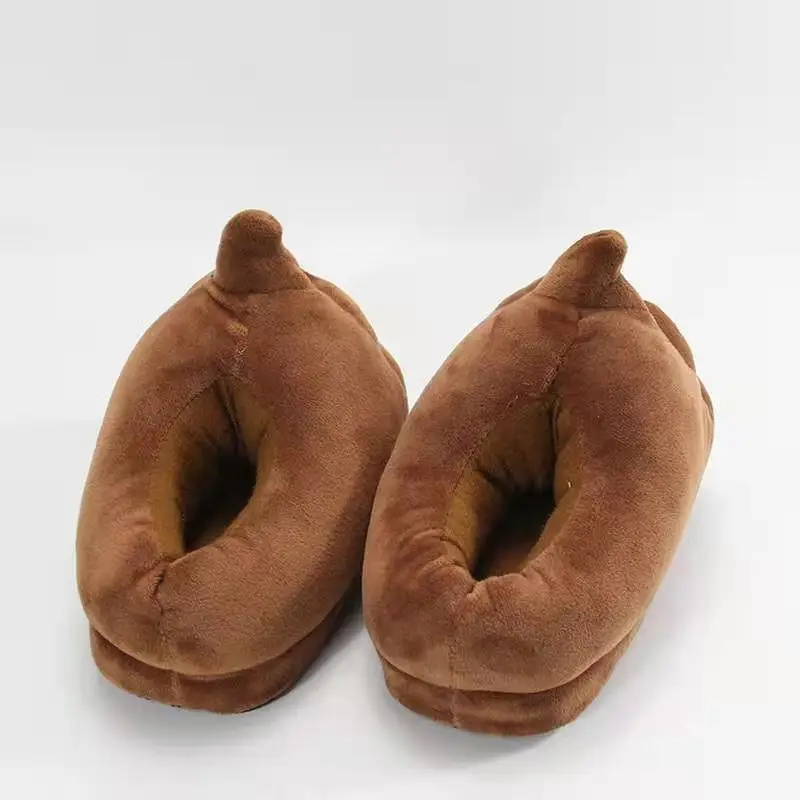 For Man And Women Slipper Prankish Cartoon Indoor Thickening Warm Plush Slippers Winter Shoes - Image 3