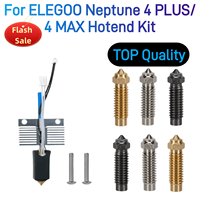 Hotend kit for ELEGOO Neptune 4 PLUS/4 MAX 3D Printer Fully Assemble All-Metal Hotend with Nozzle 3D Printer Accessorie