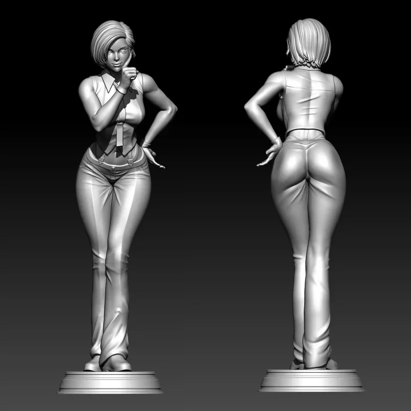 1/24 75mm 1/18 100mm Resin Model Figurine Office Girl Unpainted Painted RW-1101