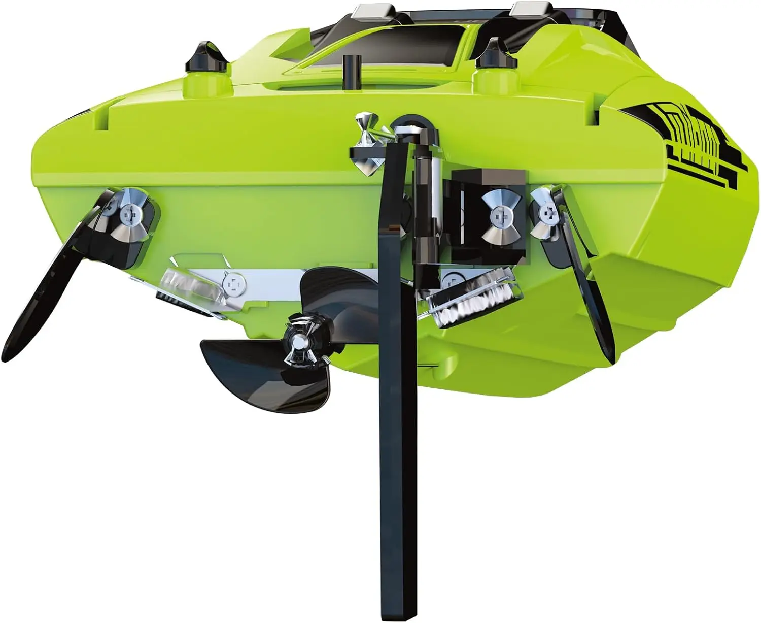 Afstandsbediening Snelheid RC Borstelloze Boot UDI021 2.4G 35-40 km/u Onder Motor RC Onderzeeër met LED-verlichting voor Hobby Volwassenen Jongens Fav