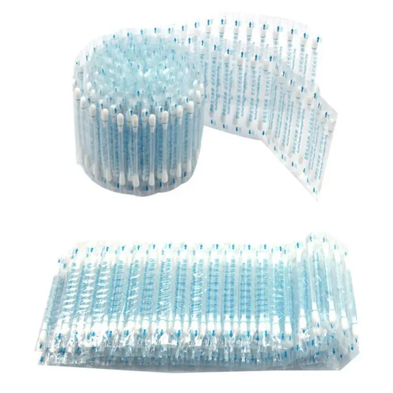 Disposable Sterilizing Cotton Swabs Tip Swabstick Individually Wrapped