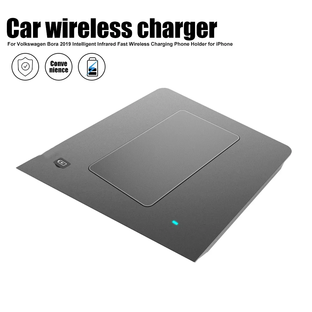 New product wireless fast charger Car Wireless phone charger Special For Volkswagens Bora 2019