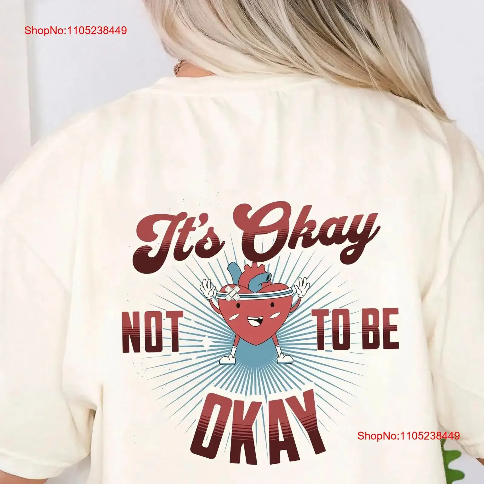 Dear person behind me T Shirt its ok not to be okay mental health you matter End The Stigma spread kindness tee vintage Washed
