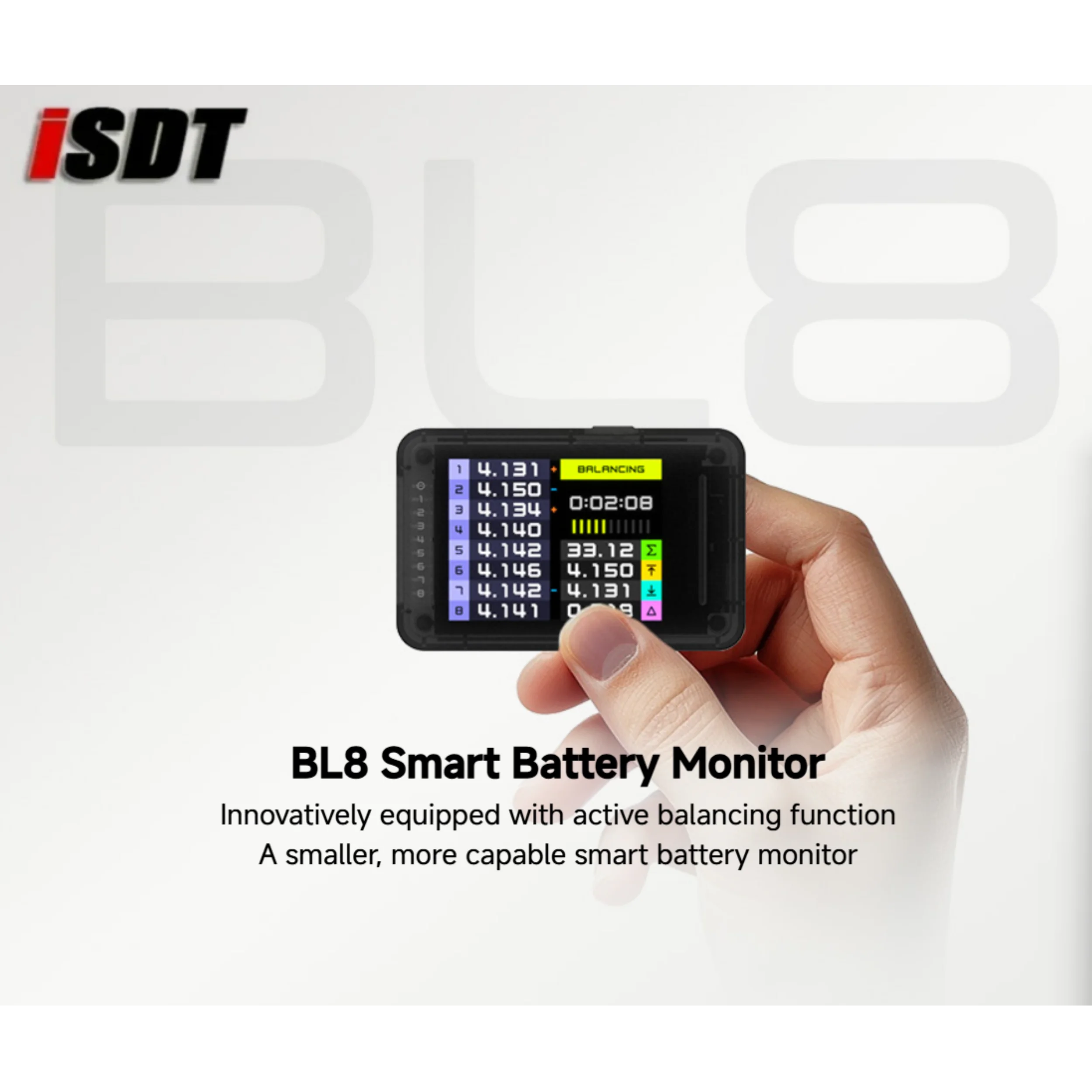 ISDT BL8 2-8S Smart Battery Mo - Drone Smart Rc recension och pris