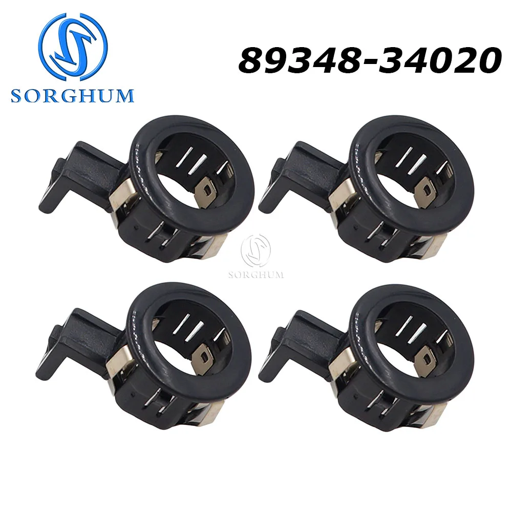 

4pcs New PDC Parking Sensor 89348-34020 Retainer For 2007-2013 Toyota Tundra 89348-34020 Black