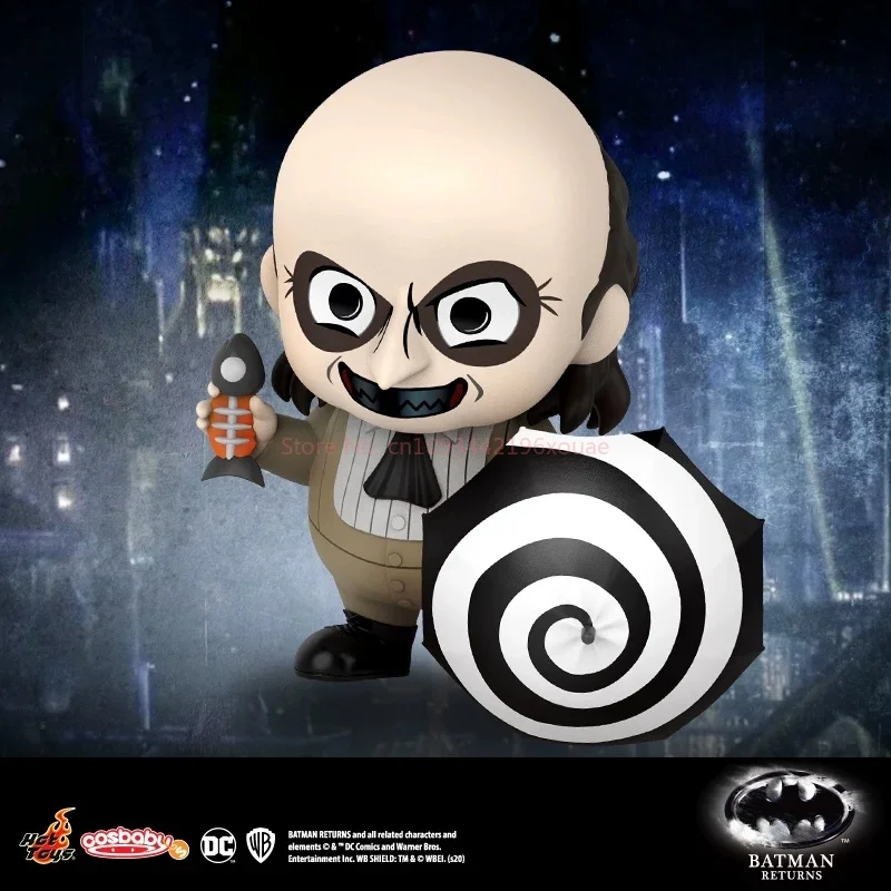 

Коллекционные мини-фигурки Hottoys: Бэтмен, Кэтвумен, Пингвин (Cosbaby), фигурка Бэтмена, игрушка, украшение, подарок на день рождения