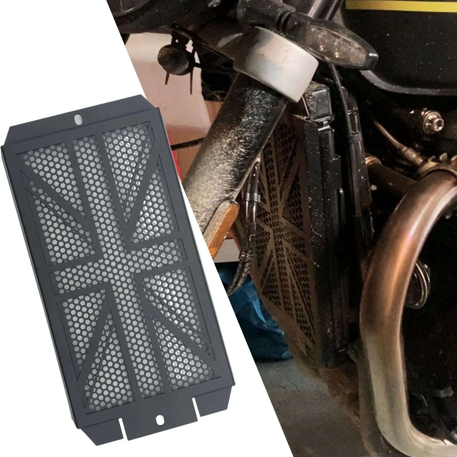 Motorcycle Radiator Guard Grille Cover Replacement Premium Automotive Grill for Triumph Street Twin T120 T100