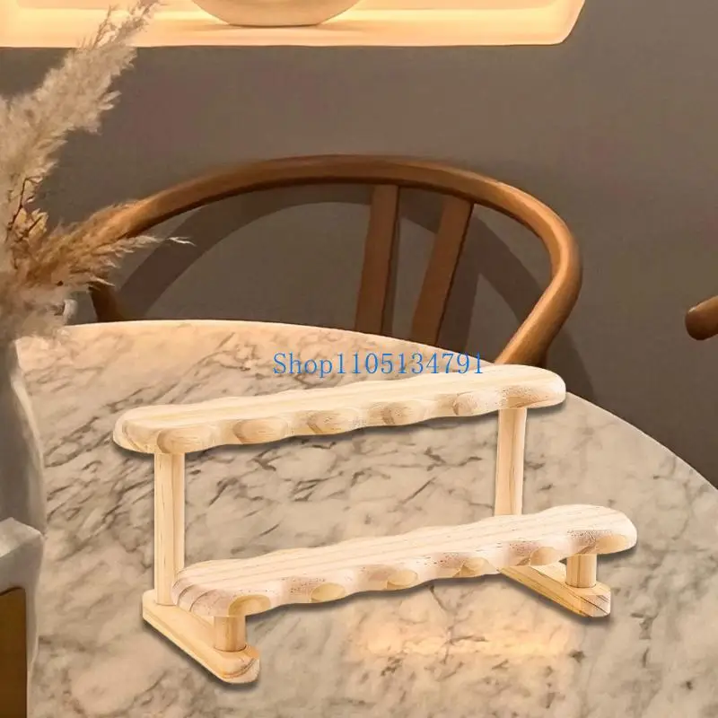 98km أنيقة طبقة مزدوجة منصة عرض المجوهرات المحمولة معرضين للمقتنيات الصغيرة المنزلية ديكورز منظمة