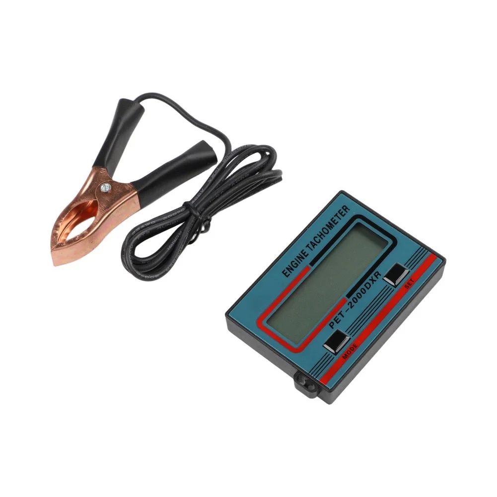 65*44*12mm Petrol Engine Tachometer Automotive Engine RPM Measurement Tool Mechanical Equipment Cumulative Engine Operation Time