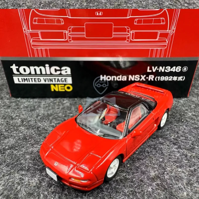 نموذج سيارة مصنوع من خليط معدني بمقياس Tomytec1:64، طراز TLV LV-N346a NSX 1992 #2