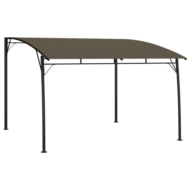 Garten-Sonnenschirm 3x3x2,55m Taupe Pflegeleicht Hochwertig