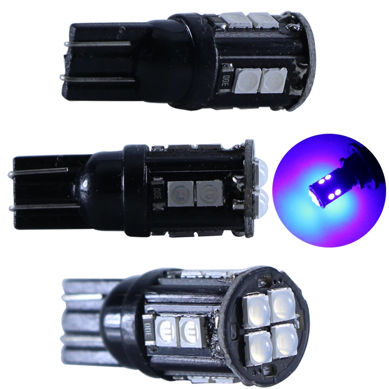 أمبولة Led الضوء الداخلي T10 196 W5W Canbus 12 فولت سيارة تحذير إشارة لمبة السيارات لوحة ترخيص ماركر القراءة مصباح الأزرق 12 فولت