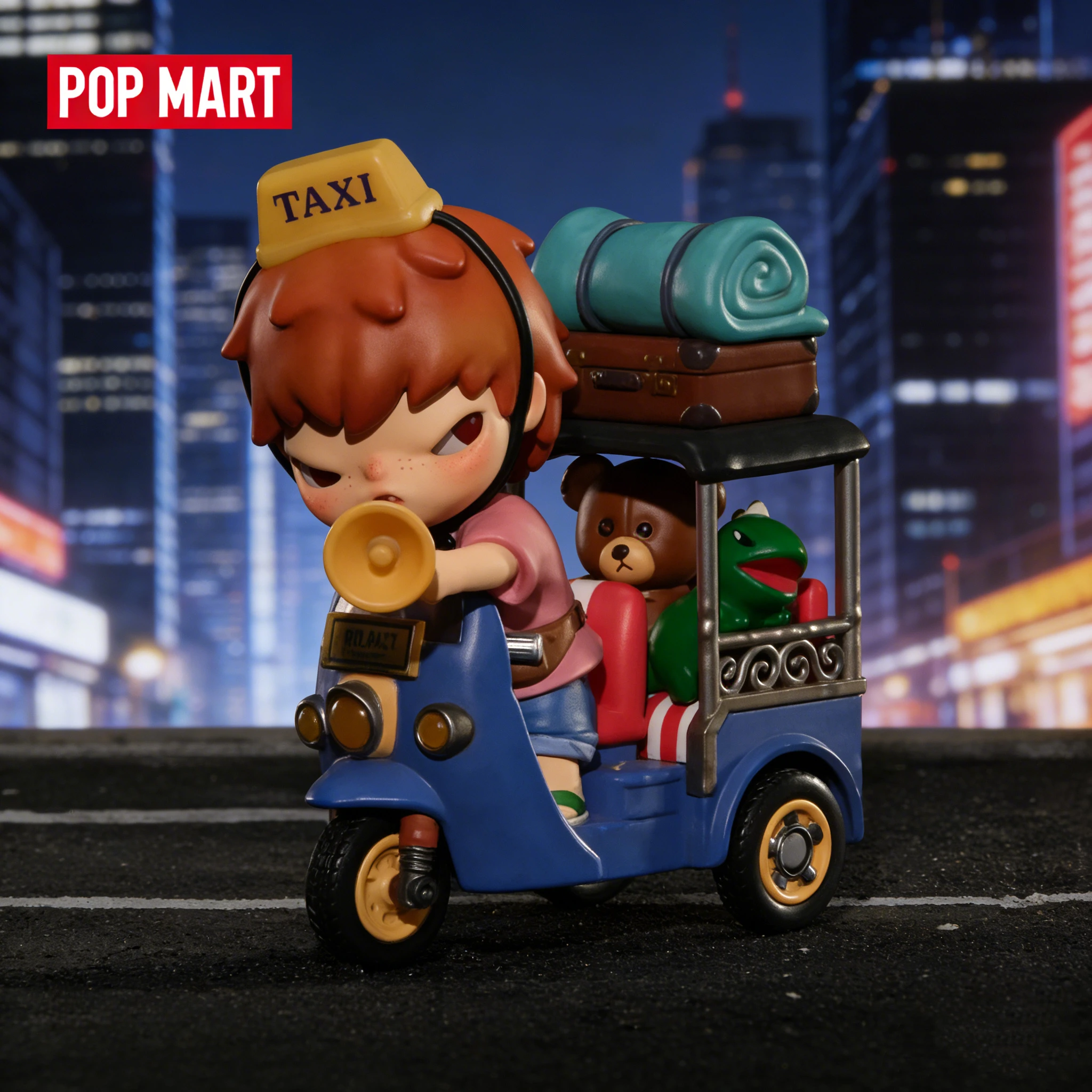 

POP MART Hirono Tuk-Tuk Series Figure Anime Action Blind Box Guess Bag Toys Doll Cute Anime Figure Ornaments Collection