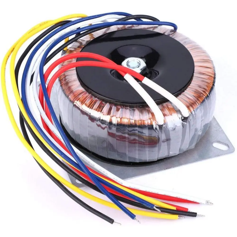 

200W Toroidal Power Transormer, AC 110V to Dual AC 28V + Dual 12V + Single 12V Output Transormers or Tube Ampliiers,Preamp, Spea