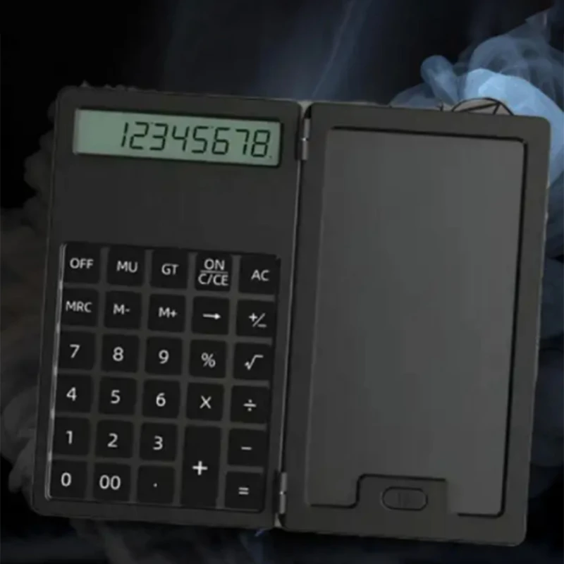 Kalkulator naukowy z 10-cyfrowym wyświetlaczem LCD, składany kalkulator biurowy i edukacyjny z tablicą do pisania ręcznego, kalkulator biurowy.