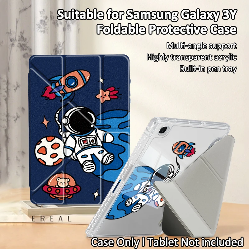 

For Galaxy TabA9+/S7/S8/S9/S9FE/S10FE 11inch，A8 10.5，A9 8.7，S6 lite 10.4，S7+/S8+/S9+/S9FE+/S10+ 12.4inch，Y-fold Adjustable Stand