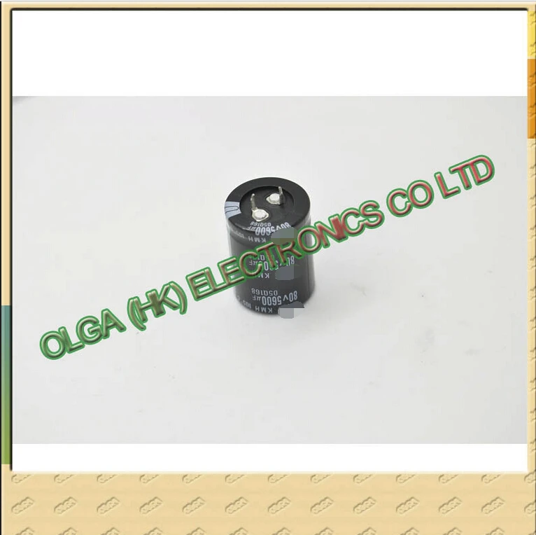 80V5600UF คาปาซิเตอร์อลูมิเนียมอิเล็กโทรไลติก80V 35X40 SMH 5600uF 85องศา5600uF 1ชิ้น