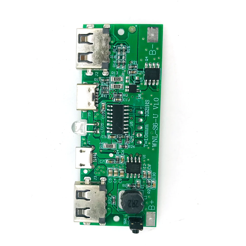 QC4.0 fast charging 5V2A 18WMicro/Type-C USB mobile charging bank 18650 charging module