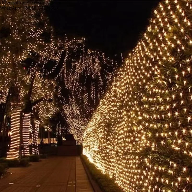 Home Gardening 10m Length LED String Light Waterproof Outdoor Christmas & Holiday Party Decorative Lighting