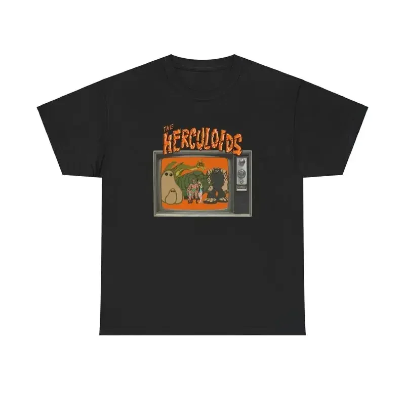 Camiseta de algodón grueso de los Herculoids, diseño clásico de dibujos animados de los sábados por la mañana