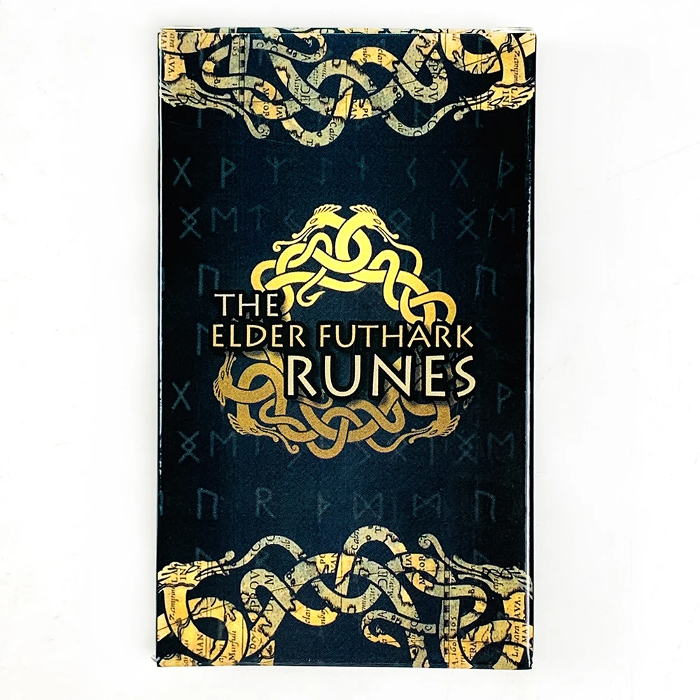 The Elder Futhark Runes Oracle Cards 24 Norse Rune Cards Divination Card Deck Fortune Telling Meditation Board Game