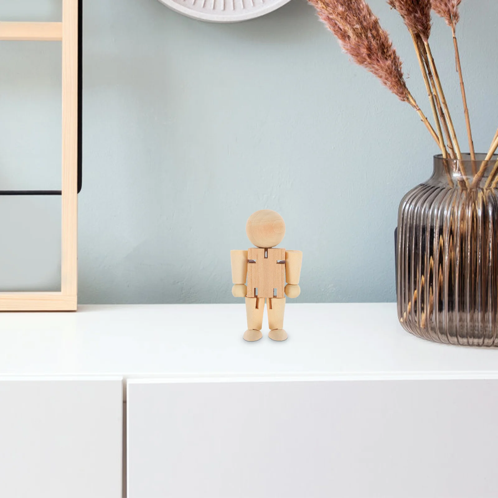 4 Stücke Holz Nussknacker Soldaten Unbemalt DIY Handgefertigte Kreativität Sets Langlebige Dekorative Holz Menschen Figuren Malerei