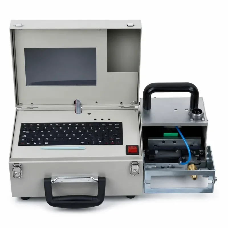 80*30 All In One CNC Marking Pneumatic/Electric Portable Car Phassis VIN Number Dot Pin Metal Scribing Marking Engraving