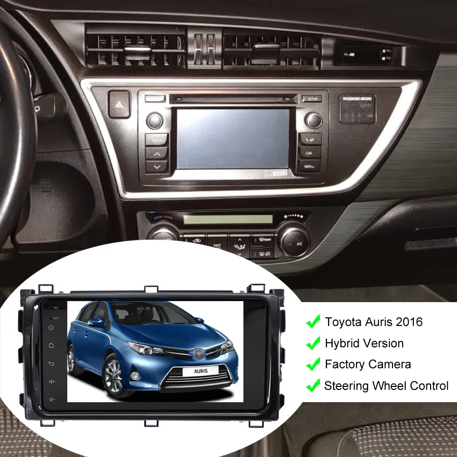 

2Din Android 14 Car Radio Multimedia For Toyota Auris Hybrid 2013 2014 Tape Recorder Gps Navigation Audio Video Player Head UNIT