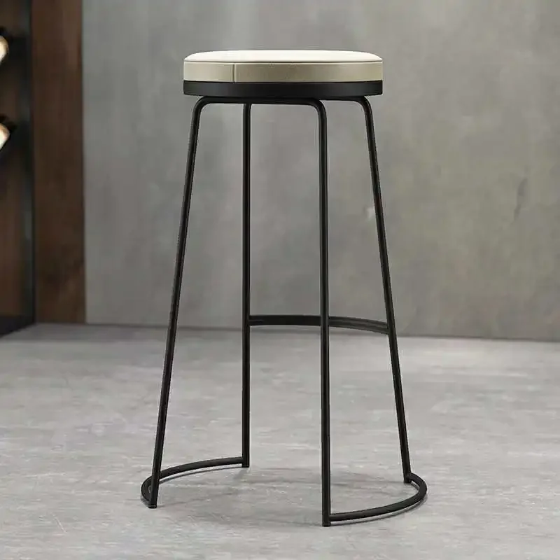 

High Stool Kitchen Bar Stools Nordic Chair Restaurant Chairs Dining Camping Gamer Ergonomic Metal Minimalist Sillas De Bar