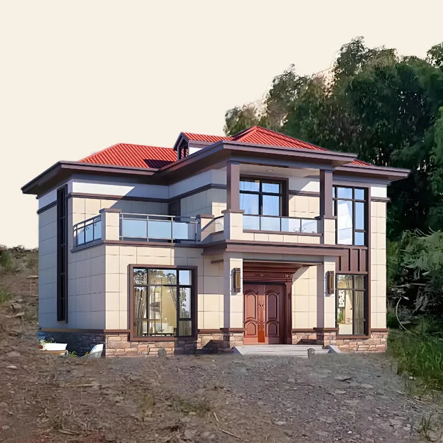 Modern Luxury Prefabricated Steel Villa with Fast Installation for Efficient Site Assembly and Hotel Use