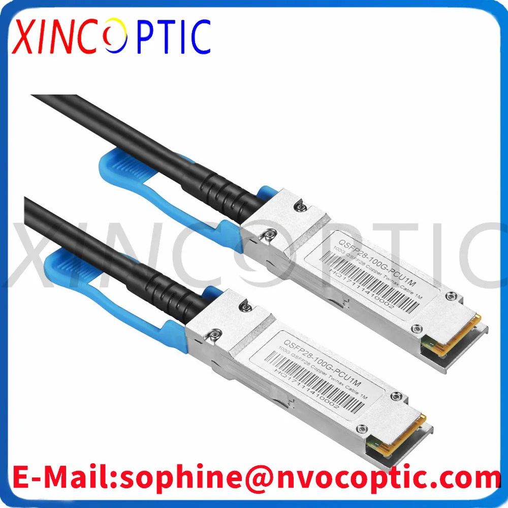 100G QSFP28 to QSFP 28 1M DAC Cable,100Gbps Q SFP28 30AWG 1Mts Passive Direct Attach Copper Twinax Compatible with Cisco