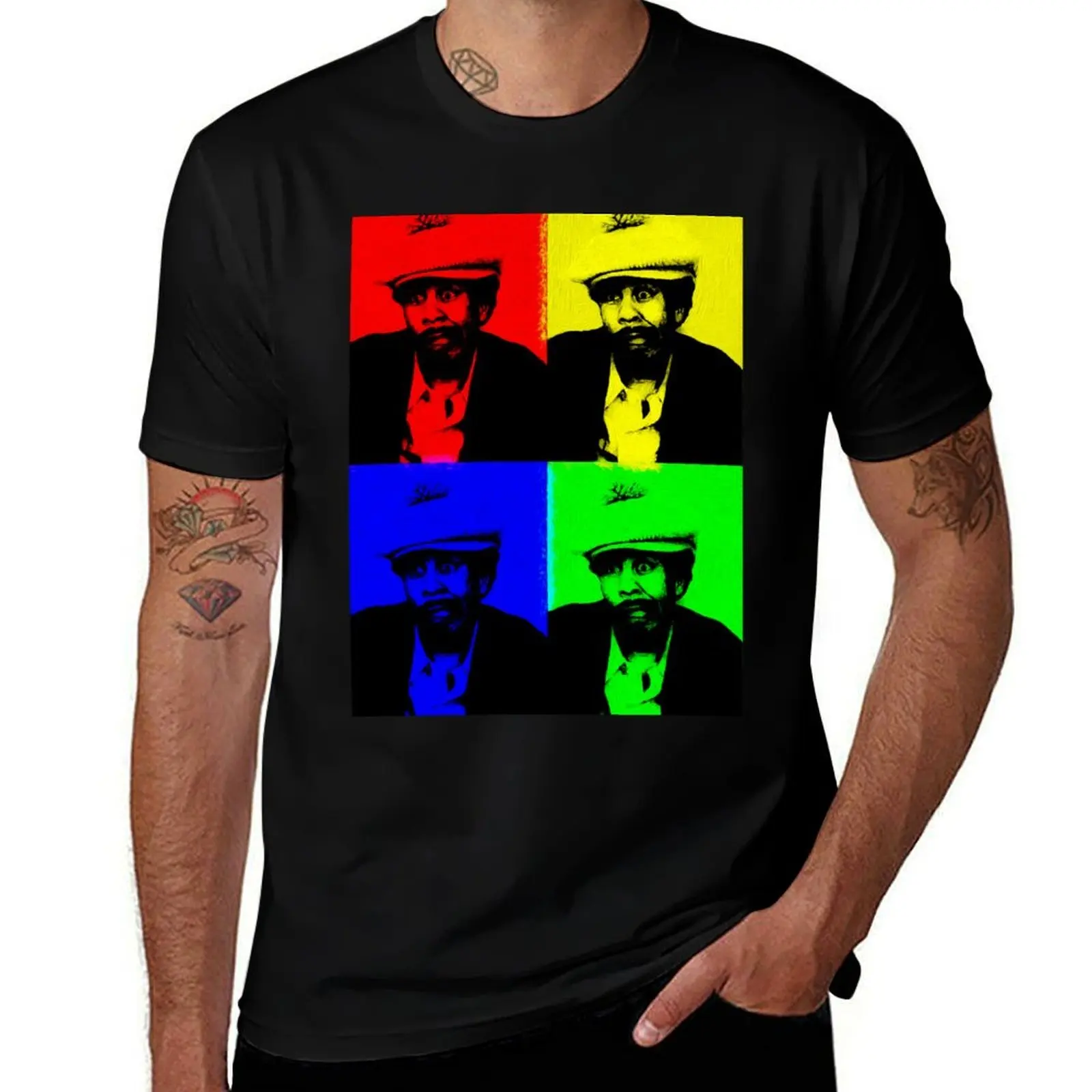 

Andy Pyror/Richard Warhol T-Shirt Casual Fashion Short Sleeve Cotton T-Shirt