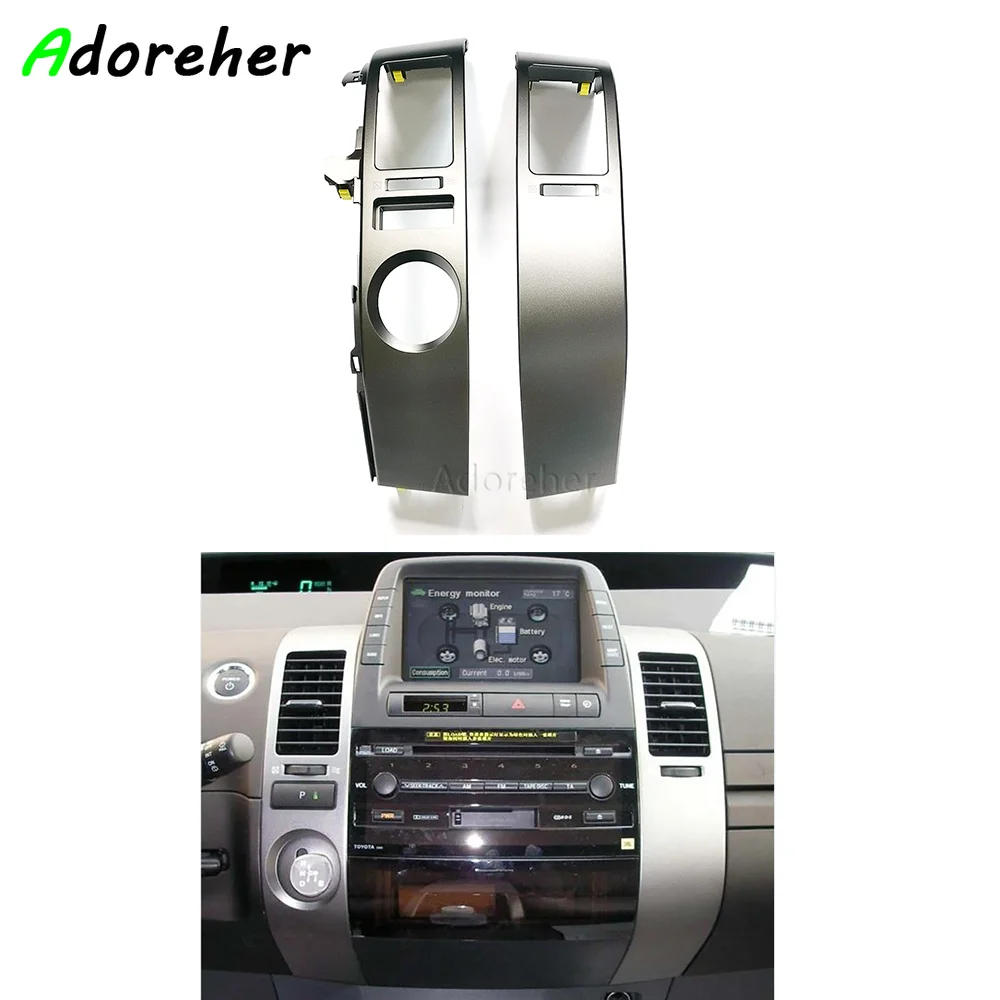 

2pc Car Center Inner A/C Dash Air Vent Cover Trim For Toyota Prius 2004 2005 2006 2007 2008 2009 Auto Part