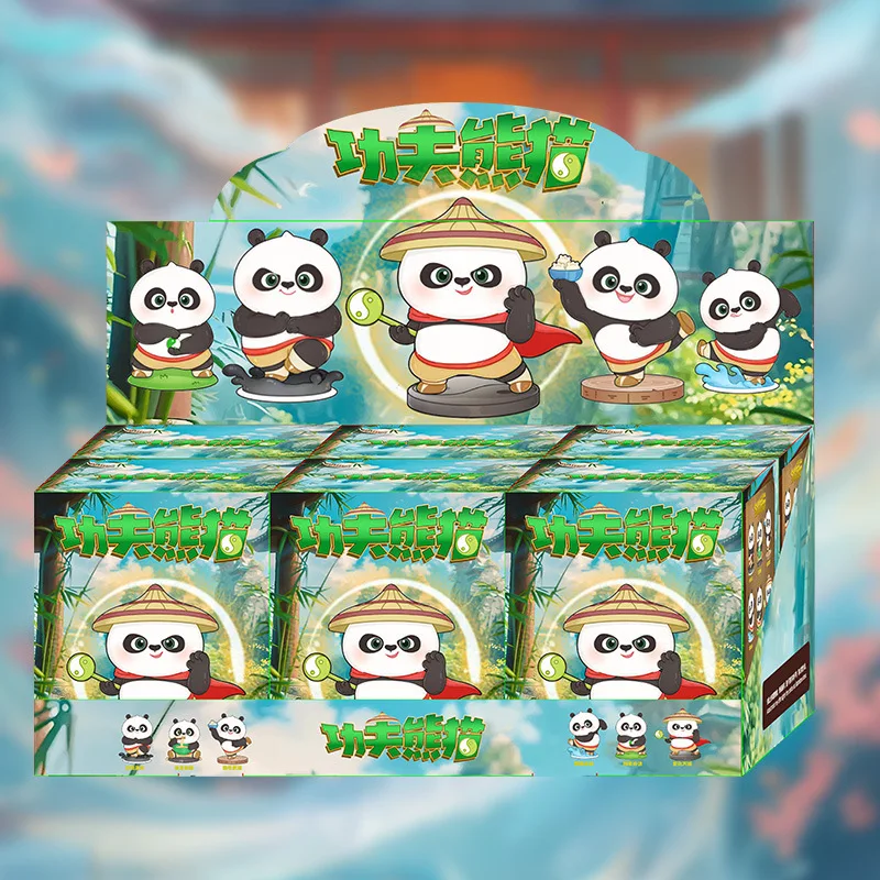 Super Cute Cartoon Kung Fu Panda Blind Box Mysterious Box Peripheral Dolls Desktop Decorations Bedside Table Ornaments Gifts