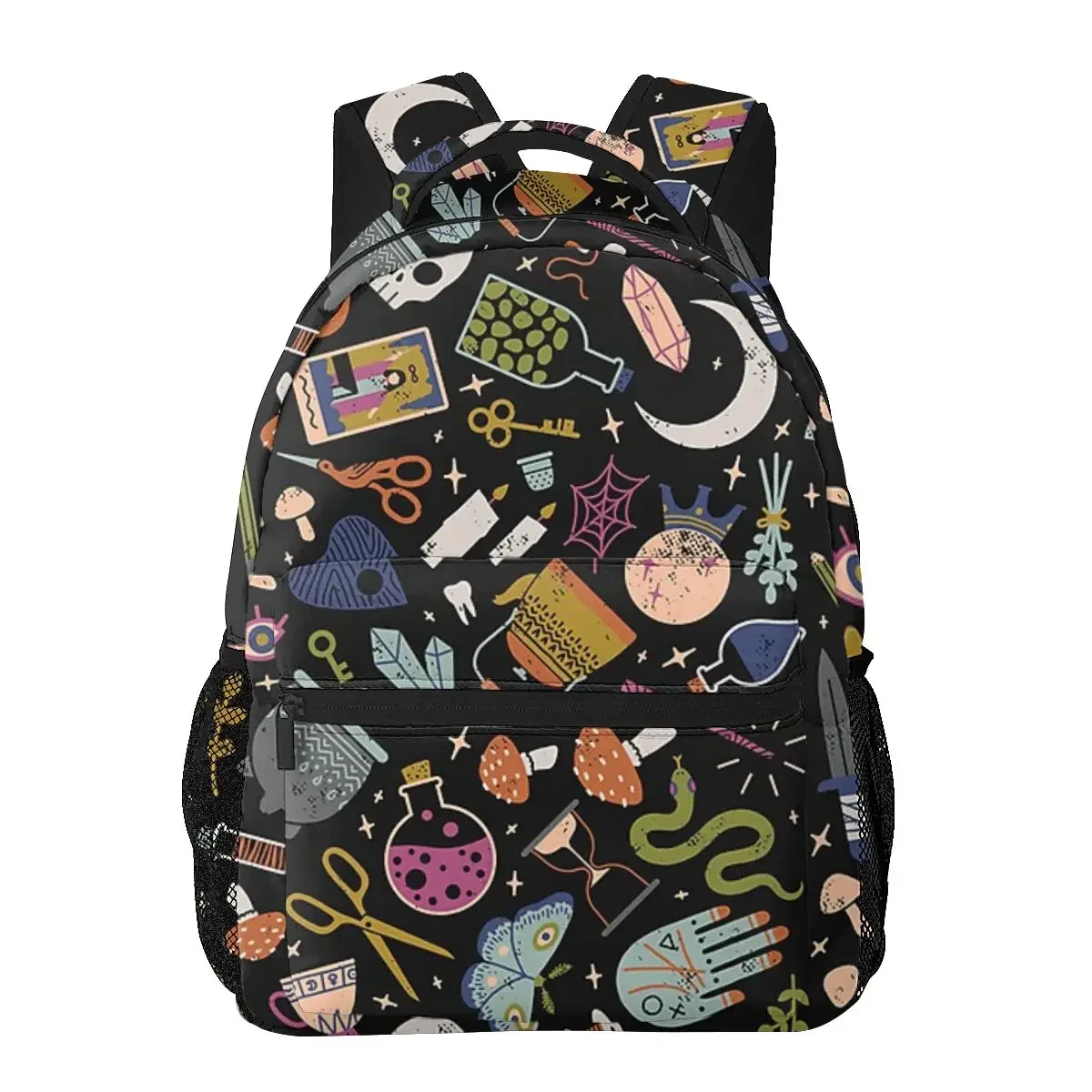 Mochila De calavera de hueso para niños y niñas, morral escolar de dibujos animados, bolso de hombro de gran capacidad