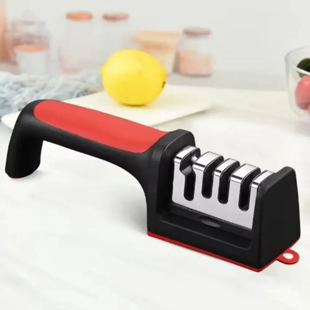 【セール中】プロのナイフ研ぎ器,4段階の高速研ぎツール,シャープペン,切削工具,キッチンの刃,時間とエネルギーの節約