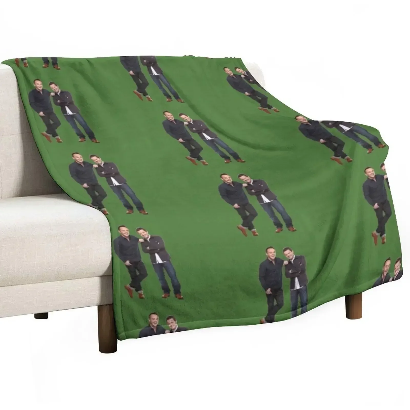 Ant and Dec [1] Throw Blanket Hair funny gift Blankets