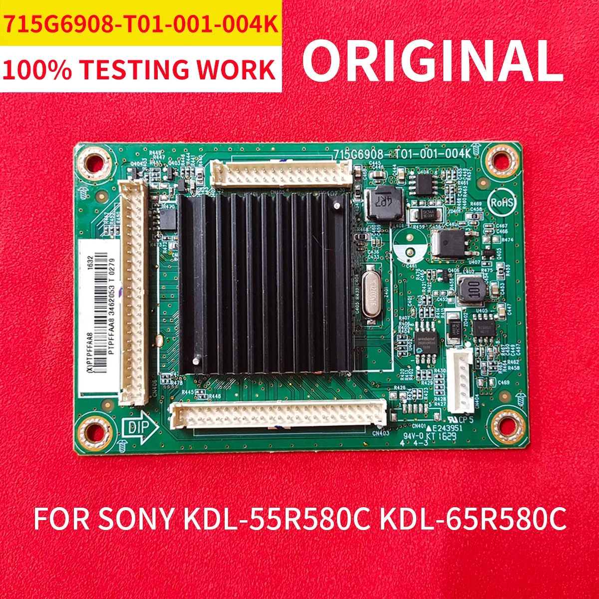 

Good quality Original 715G6908-T01-001-004K Frequency Doubling Board for Sony KDL-55R580C KDL-65R580C