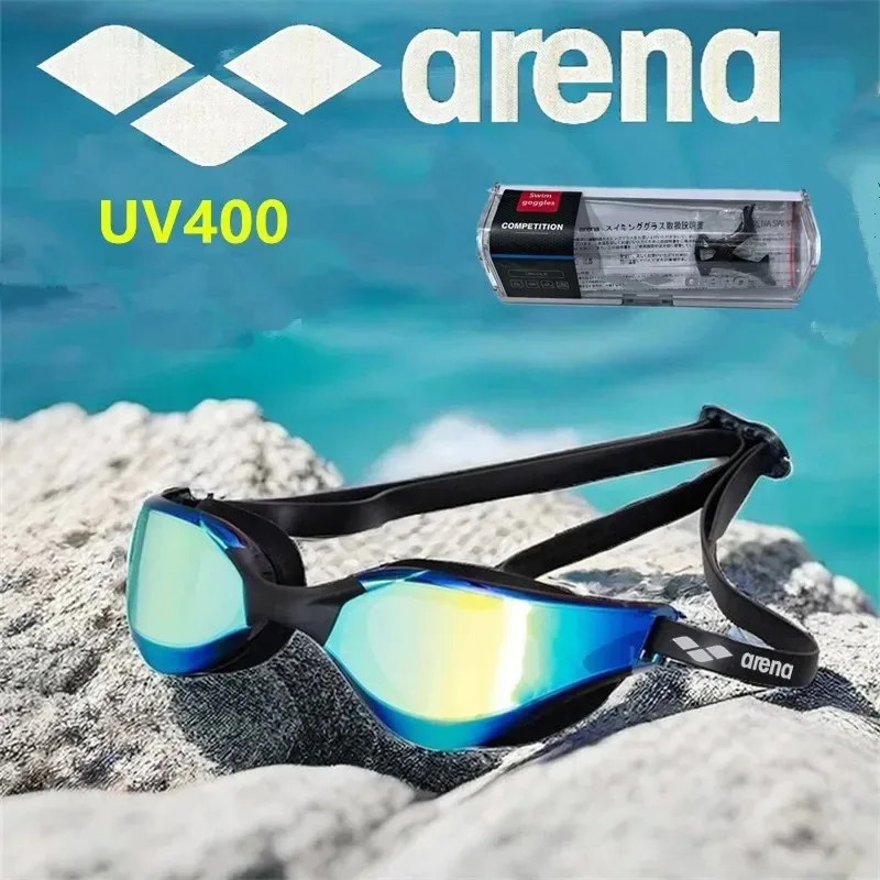 Óculos de natação UV400 impermeáveis profissionais