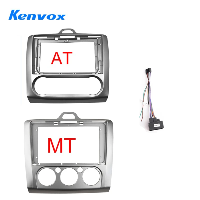 

Kenvox 9-дюймовая автомобильная аудиорадиосистема Android, лицевая панель для Ford Focus 2004 2011 2din, комплект крепления для DVD-приборной панели, адаптер для проводов и кабеля