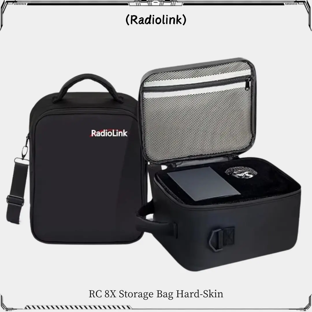 Radiolink RC8X Storage Bag Hard-Skin Hand Bag Carrying Portable Shoulder Bag Protect Original Replacement for FLYSKY Noble NB4