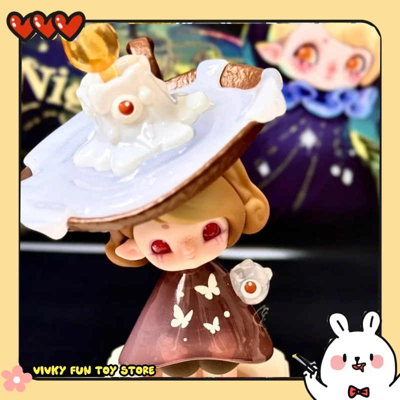 

Новая коллекция кукол Here Island Impopo Pix Hidden Night, слепая коробка ручной работы, модный игровой орнамент, праздничный подарок