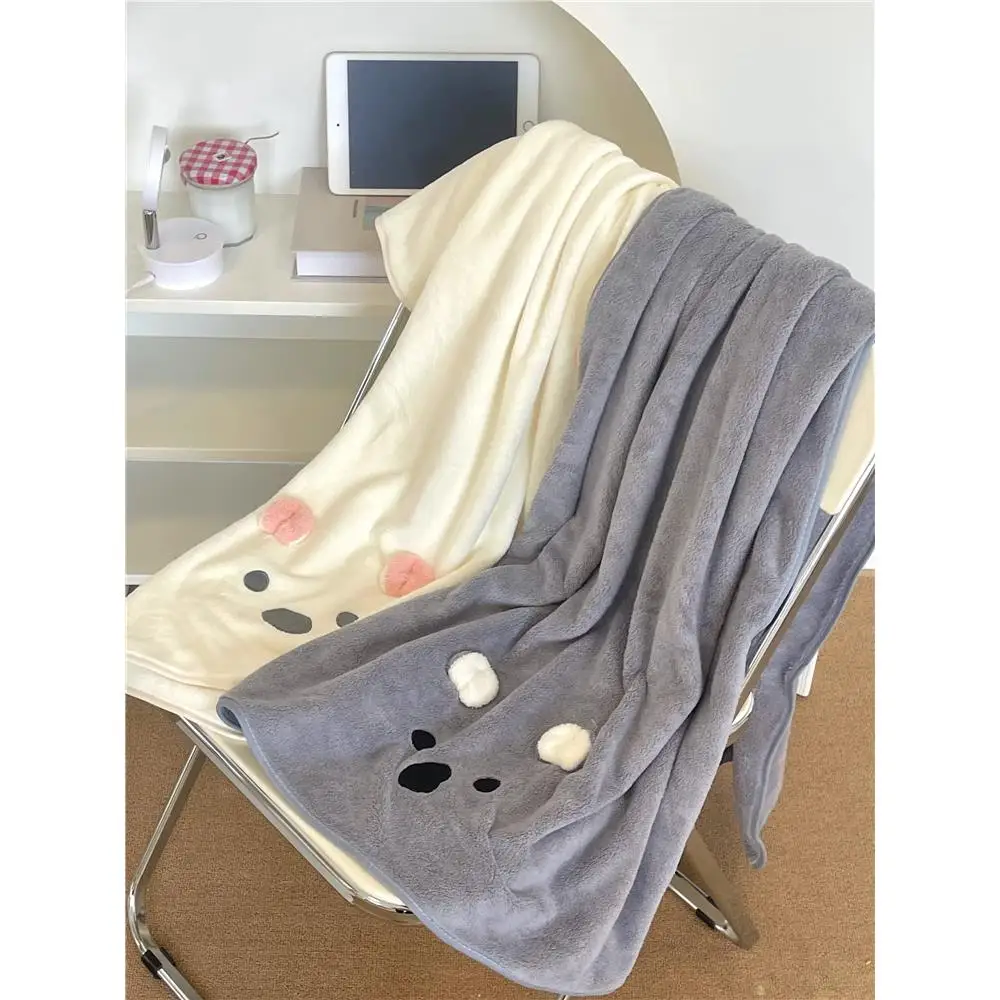 

Большое банное полотенце из кораллового флиса с мультяшным дизайном медведя, мягкое, впитывающее, для домашнего использования, быстросохнущее, удобное, в виде халата-полотенца