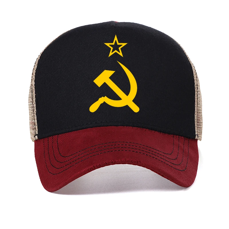 

CCCP Army Baseball Caps Peaked Cap USSR Union of Soviet Socialist Republics trucker hat Sun Shade Hats for Men