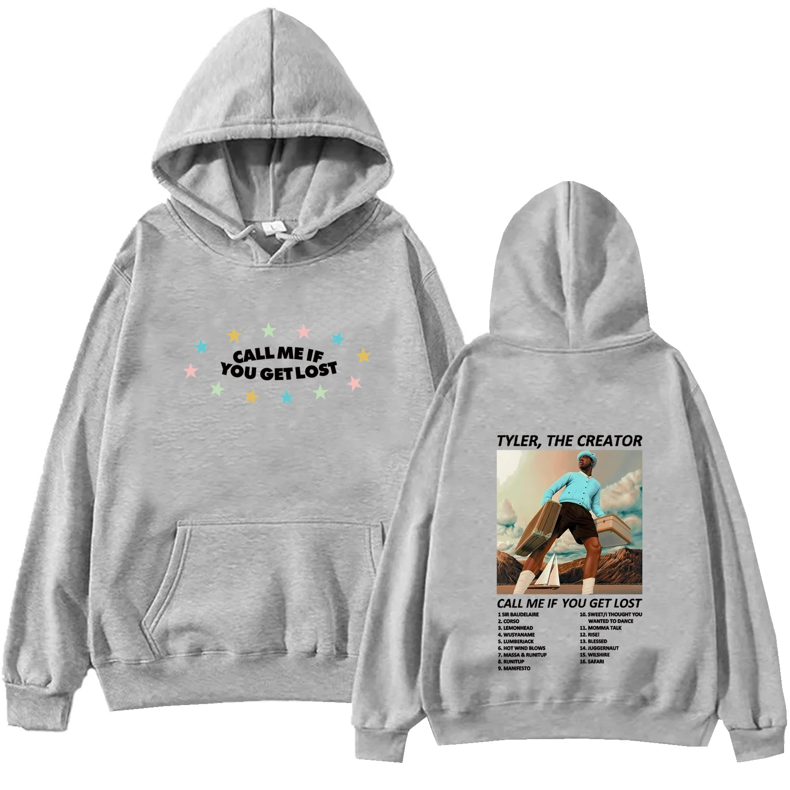 Tyler, der Schöpfer ruft mich an, wenn Sie sich verlieren 2024 Hoodie Frühling und Sommer Langarm lässig Sweatshirt Unisex Musikfans Geschenk