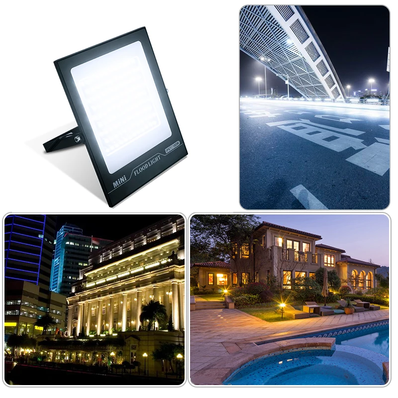 2Pcs/lot LED Flood Light AC220V 10W 20W 30W 50W 100W 150W Outdoor Floodlight Spotlight IP67 Waterproof Lamp Reflector Led Lights