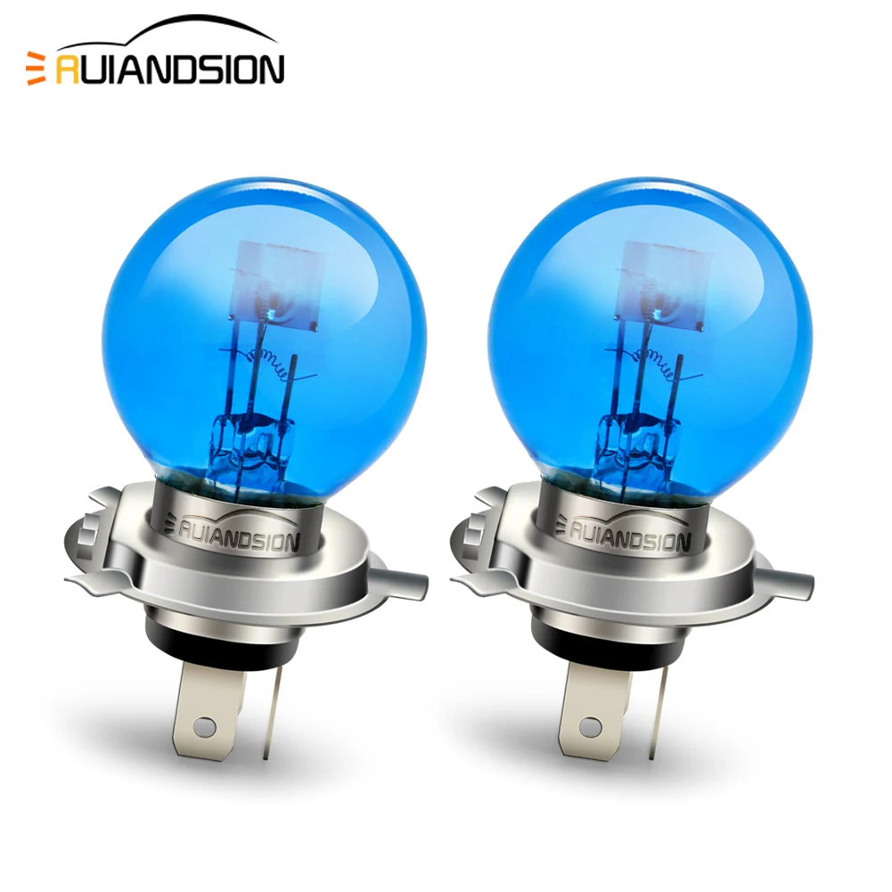 

Ruiandsion H4 Halogen Headlight Bulb 40/45W 6V 12V Warm White Yellow White For Cars Rainy Fog Night Driving 9003 Replacement 2Pc